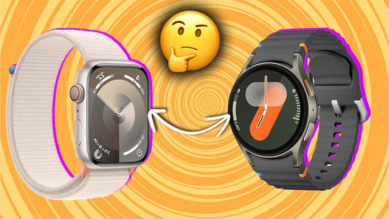 İki Model Arasında Kararsız Kalanlar İçin: Samsung Galaxy Watch 7 ile Apple Watch 9 Arasındaki 8 Fark